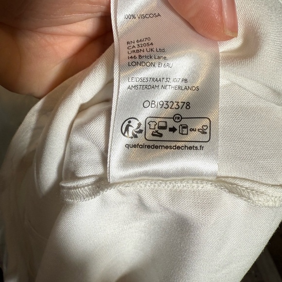 NWT BHLDN Anthropologie Ivory Floral Lace Sheer Maxi Wedding Dress Open Back - Picture 16 of 17